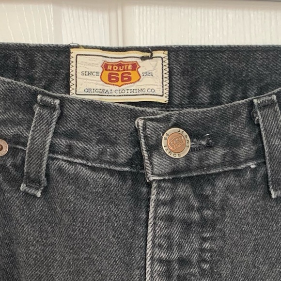 Vintage Route 66 Jeans Black Waist Size 29 - Picture 4 of 7